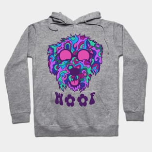 Hippy Hound Dog Woof Hoodie